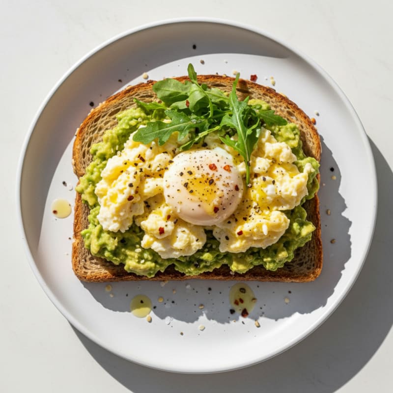 Golden Avocado Egg Toast