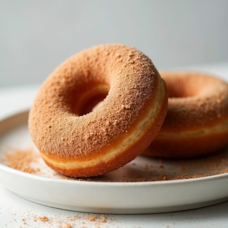 Baked Maple-Cinnamon Protein Donuts