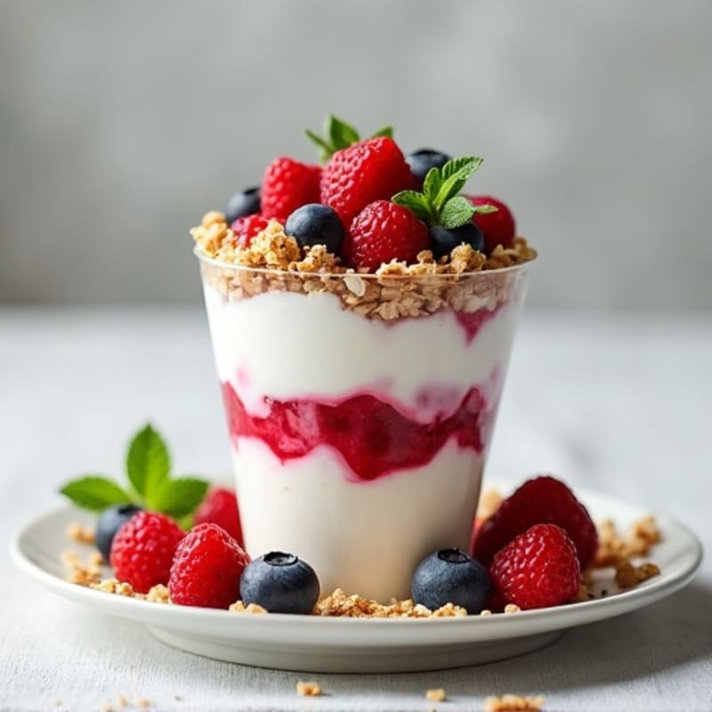 Protein-Packed Vanilla Bean Greek Yogurt Parfait