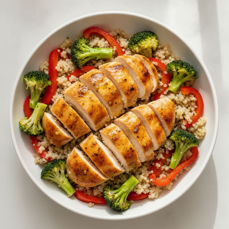 Hearty Chicken and Veggie Prep Bowl
