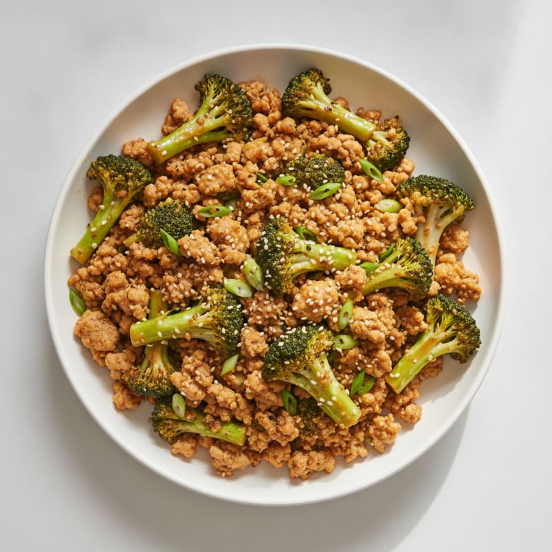 Ground Turkey and Broccoli Stir-Fry