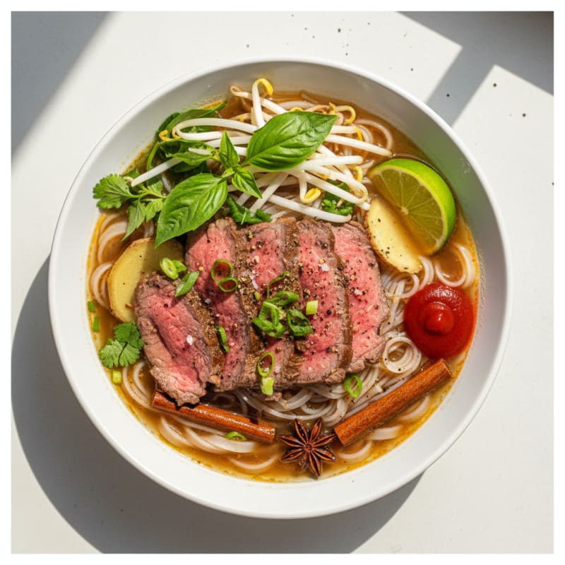 Tender Beef Pho with Silky Noodles