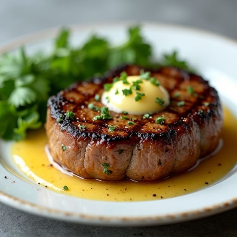 Herb-Garlic Butter Pan-Seared Steak