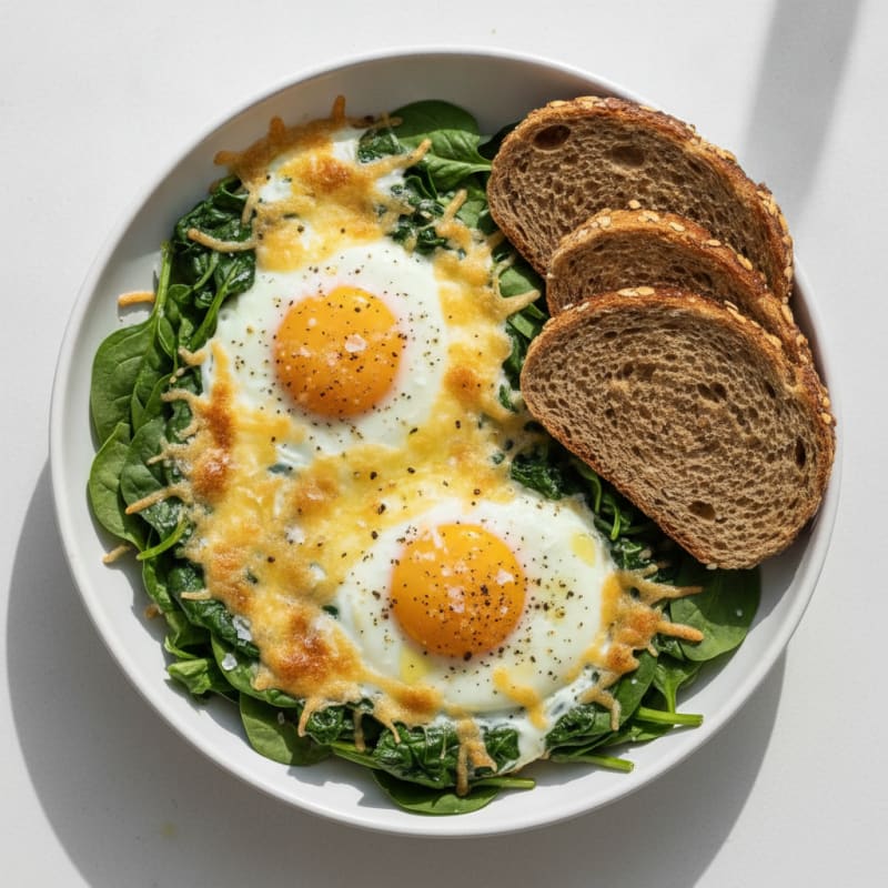 Parmesan Baked Eggs