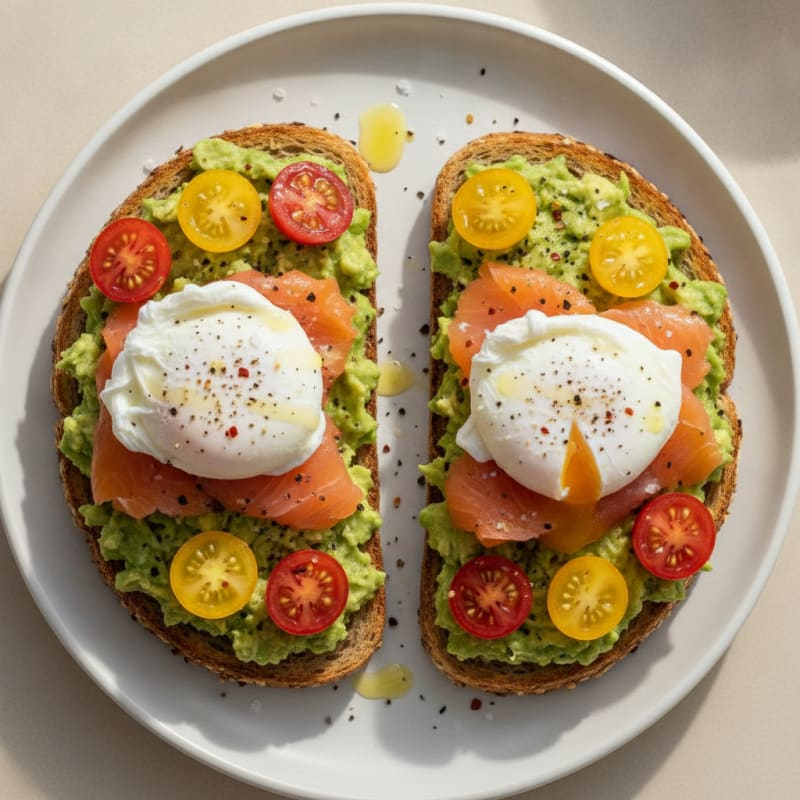 Avocado and Tomato Toast
