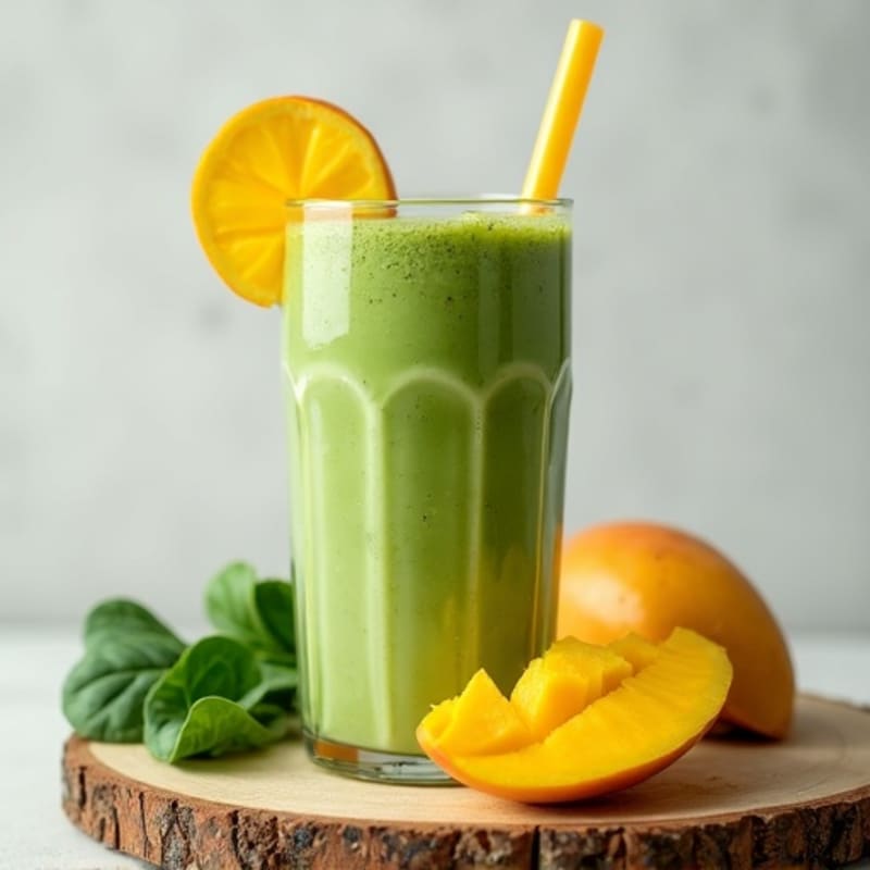 Creamy Spinach Mango Smoothie
