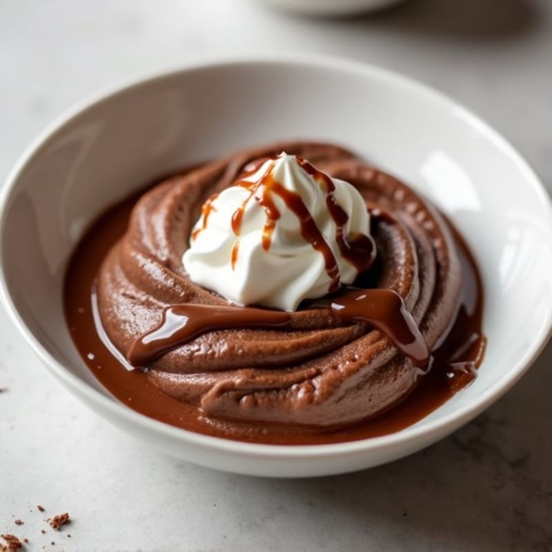 Silky Chocolate Protein Pudding with Greek Yogurt