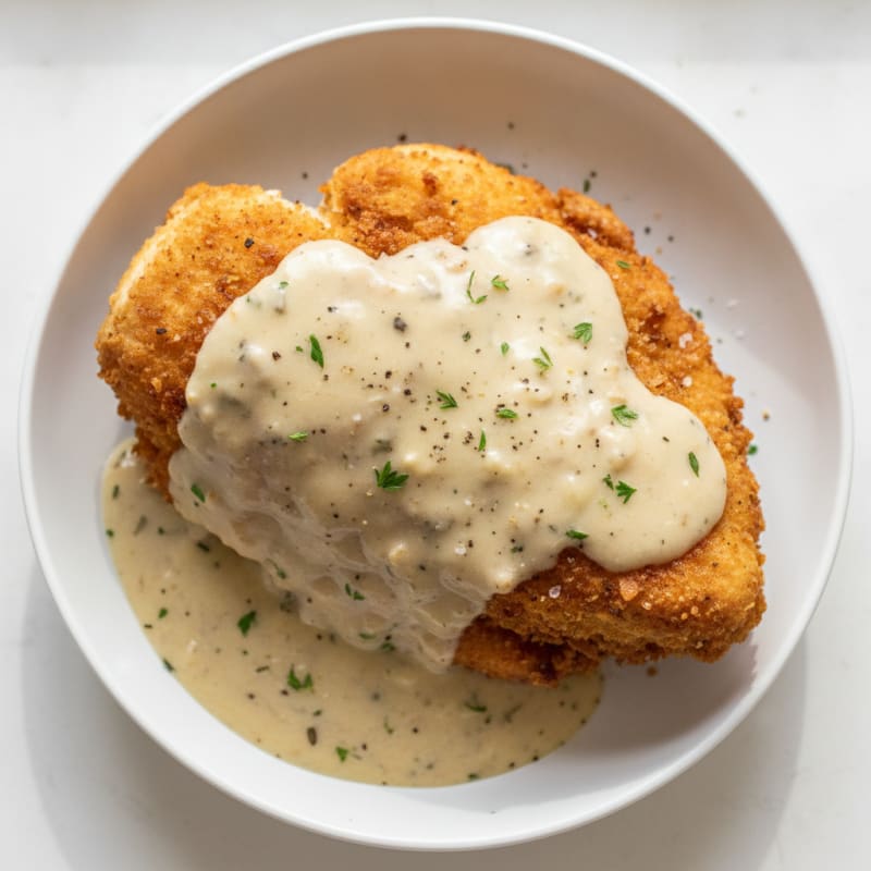 Buttermilk Fried Chicken with Creamy Gravy