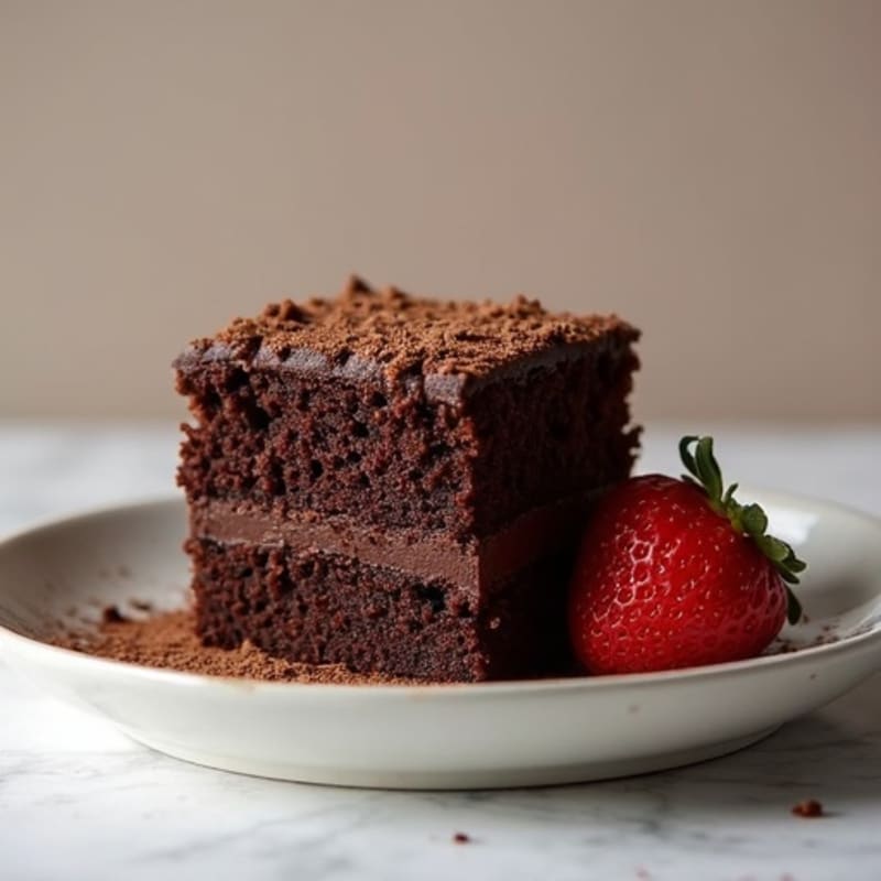 Protein-Rich Dark Chocolate Almond Flour Cake