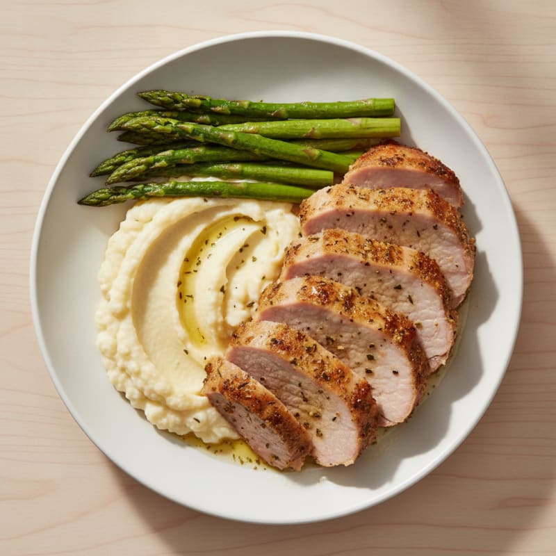 Garlic Herb Roasted Pork Loin