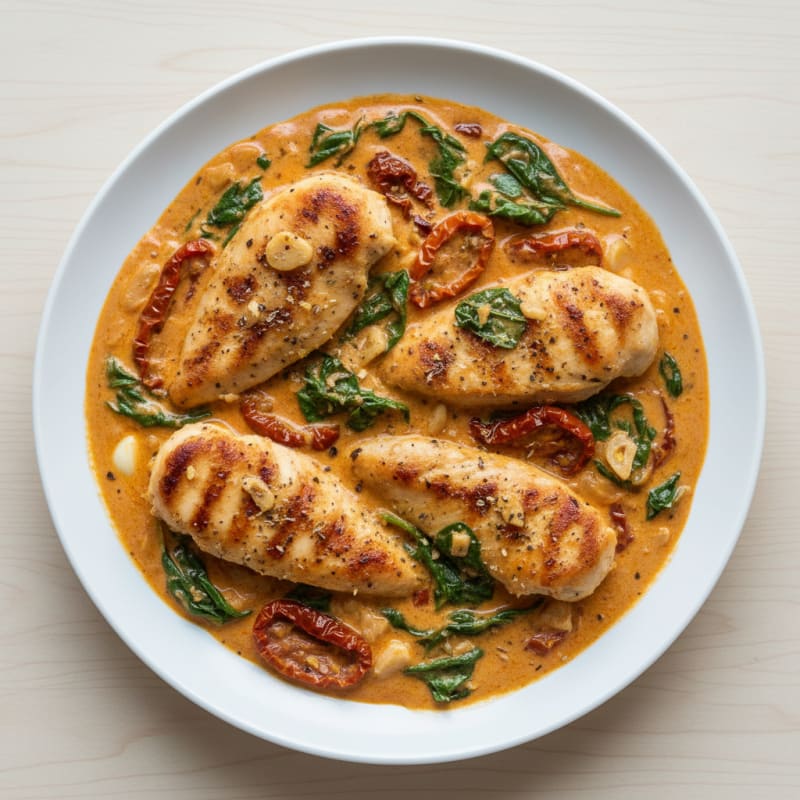 Creamy Tuscan Chicken Skillet