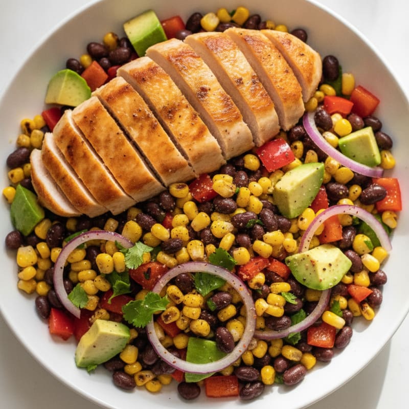 Roasted Corn and Black Bean Salad