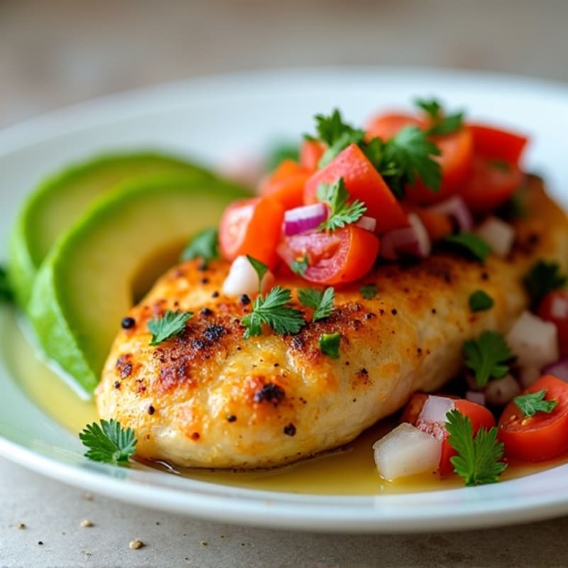 Zesty Lime-Cilantro Chicken with Fresh Tomato Salsa