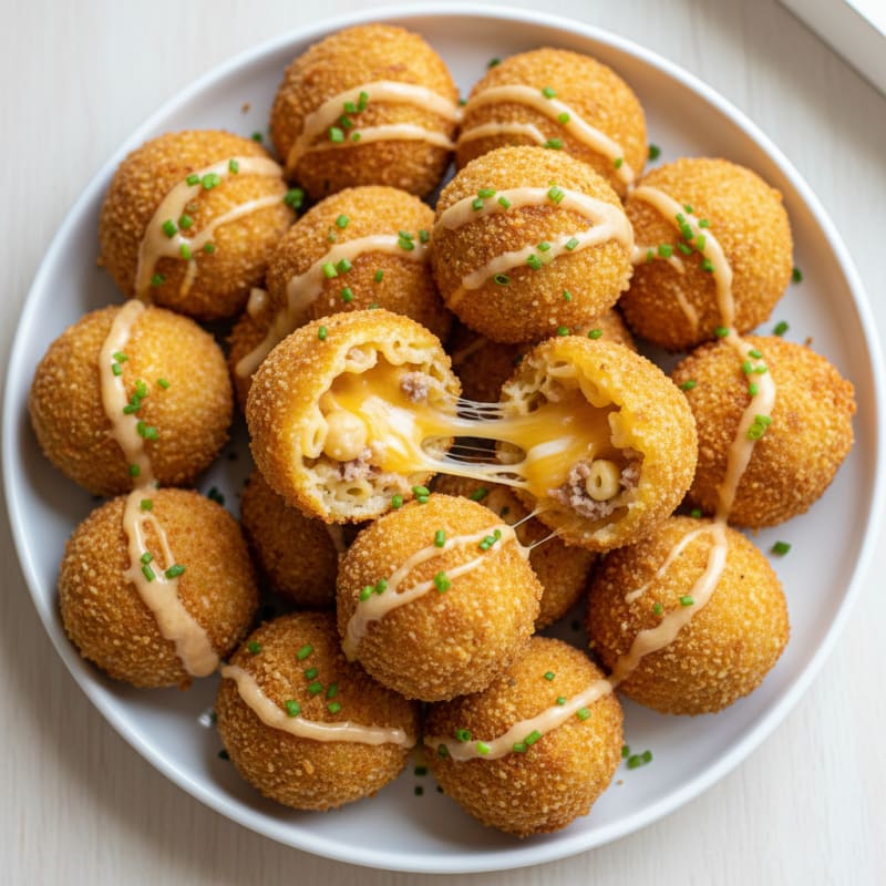 Deep-Fried Mac & Cheese Balls