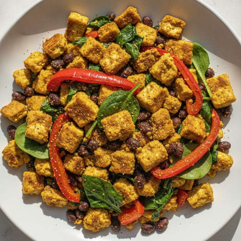 Hearty Protein-Packed Tofu Scramble