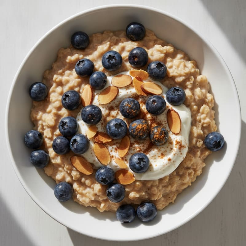 Blueberry Almond Oatmeal Bowl