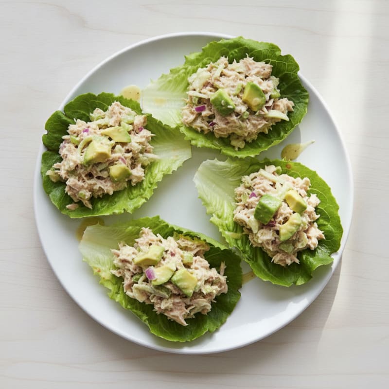 Tuna Salad Lettuce Wraps