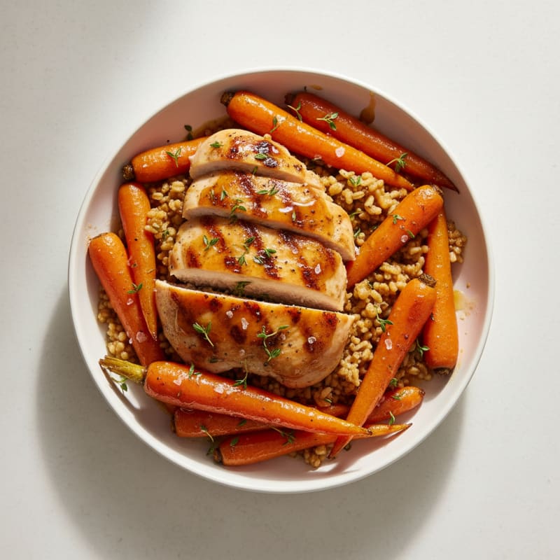 Golden Maple-Glazed Roasted Carrots