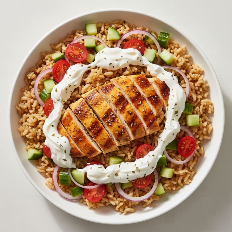 Chicken Shawarma Rice Bowl
