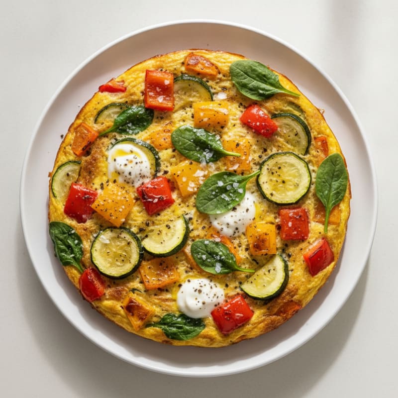 Sheet Pan High-Protein Veggie Egg Bake