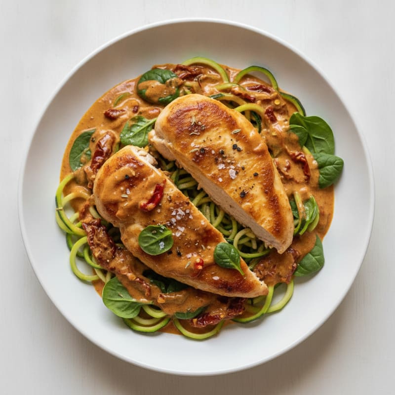 Sun-Dried Tomato Chicken with Creamy Sauce
