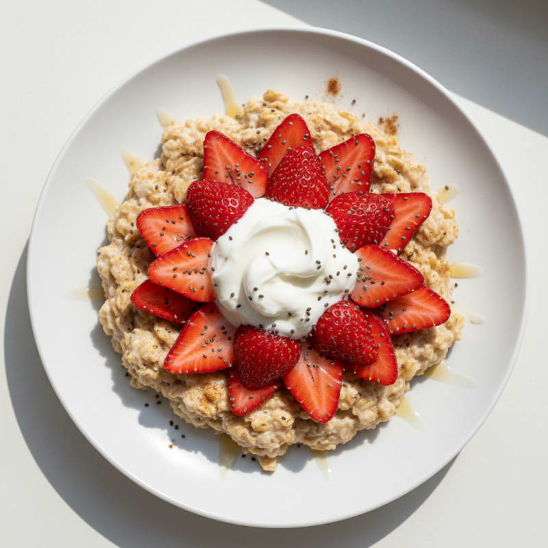 Creamy Strawberry Oatmeal Delight