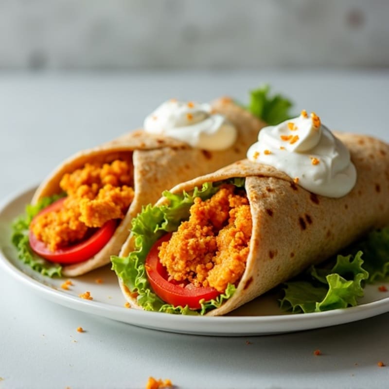 Crispy Buffalo Chicken Wraps