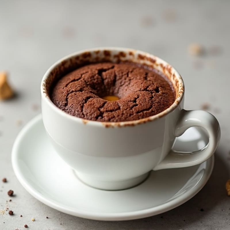 Healthy Chocolate Protein Mug Cake