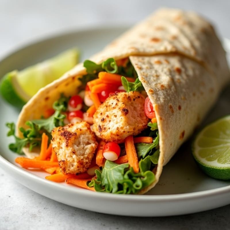 Fresh Spicy Tuna Wraps