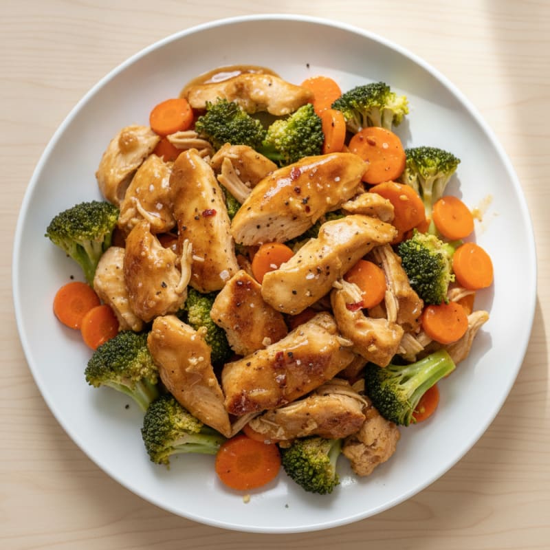 Slow Cooker Honey-Garlic Chicken and Veggies