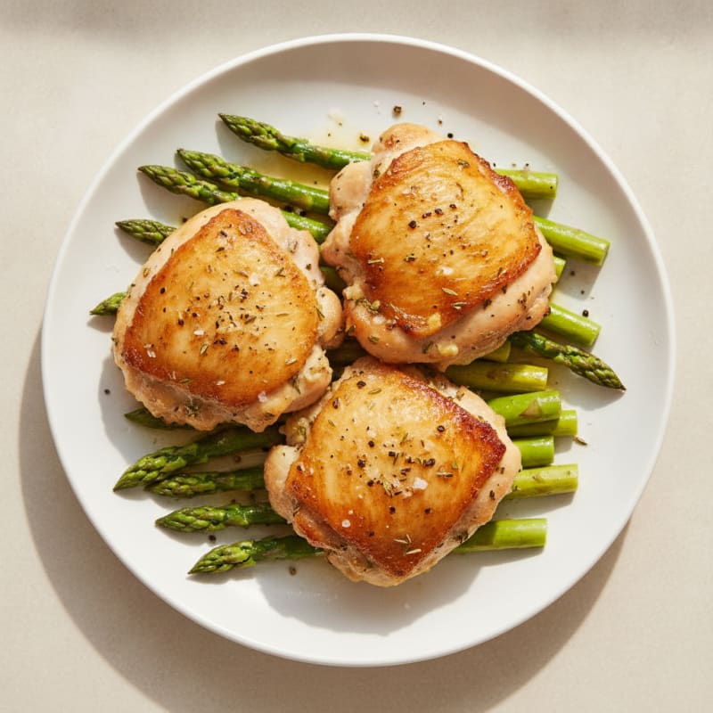Pan-Seared Chicken Thighs with Herbs