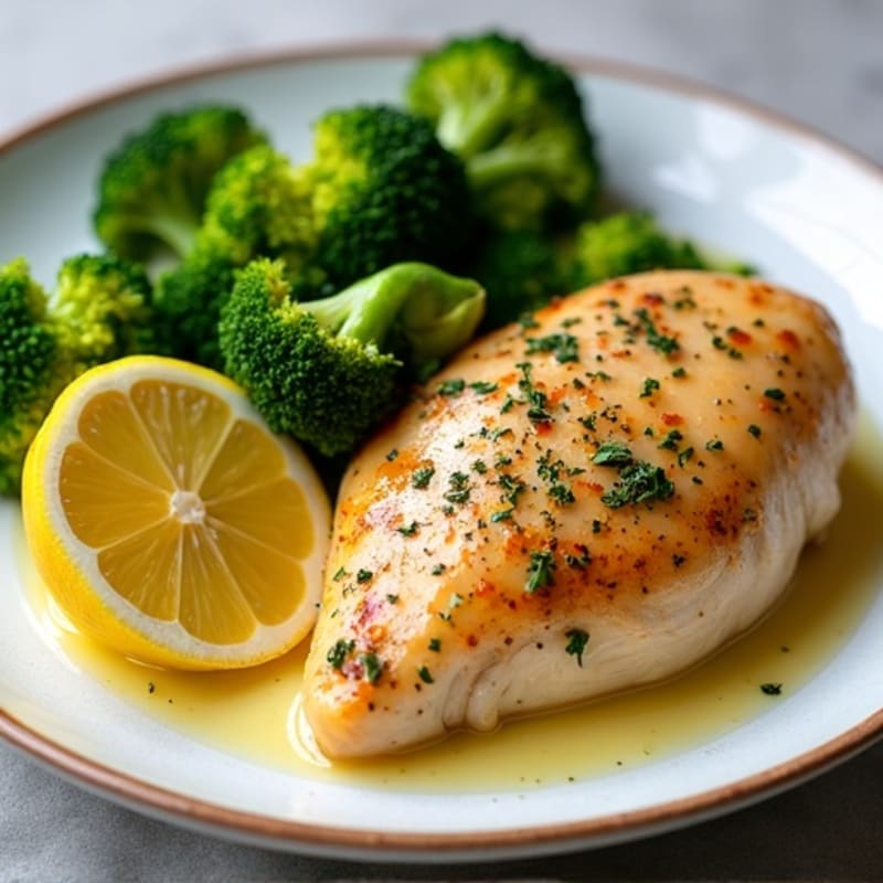 Sheet Pan Lemon Herb Chicken and Broccoli
