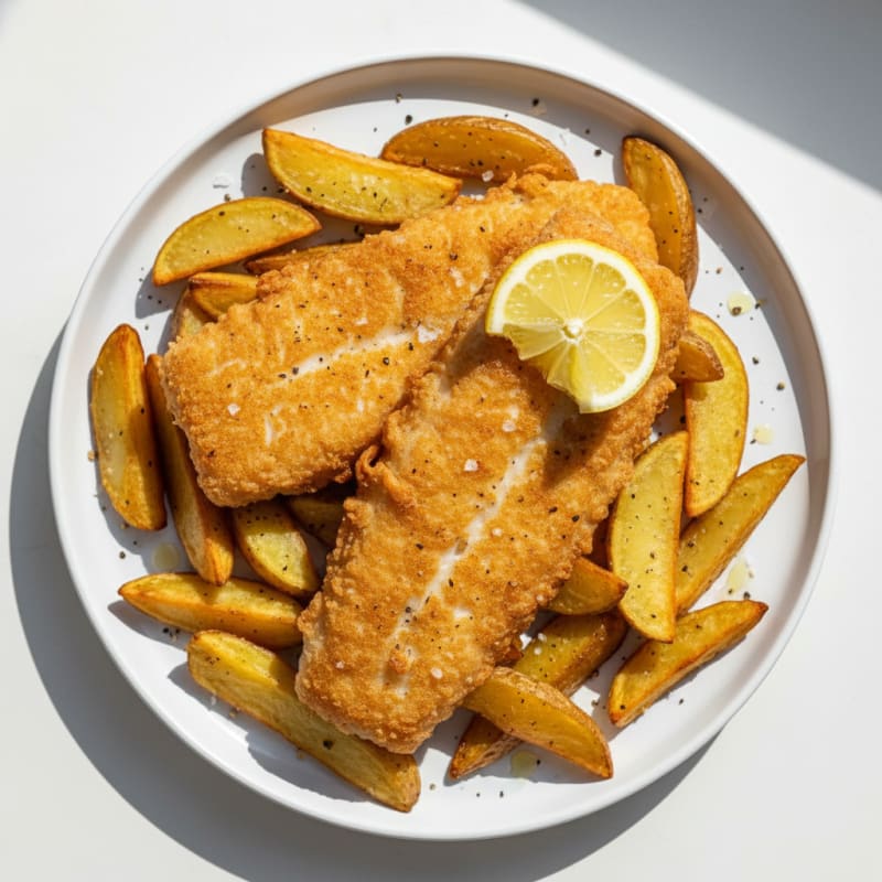 Classic Beer-Battered Fish and Chips