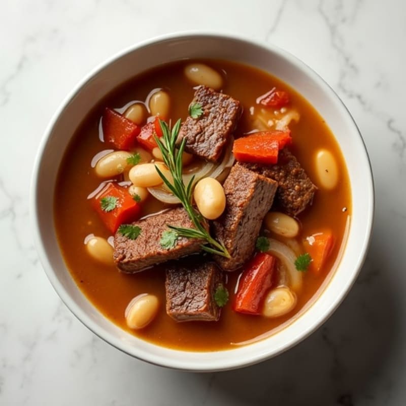 Hearty Lean Beef and Caramelized Onion Soup