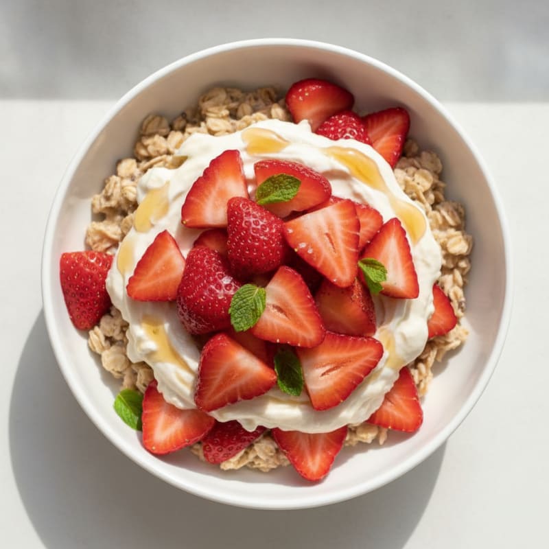 Strawberry Shortcake Overnight Oats