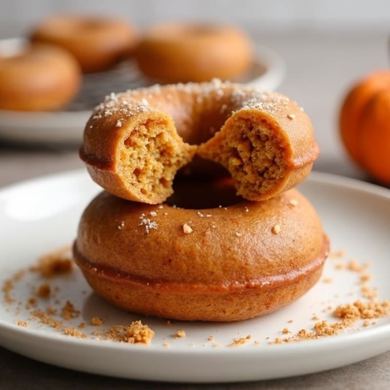 Protein-Packed Baked Pumpkin Spice Donuts