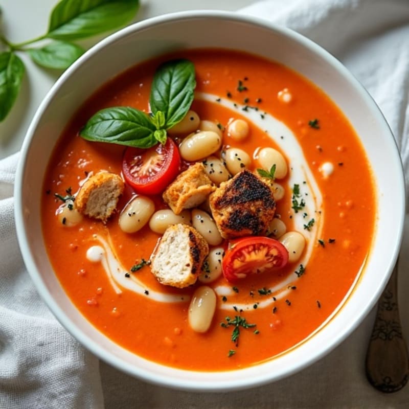 Creamy Fresh Tomato Basil Soup