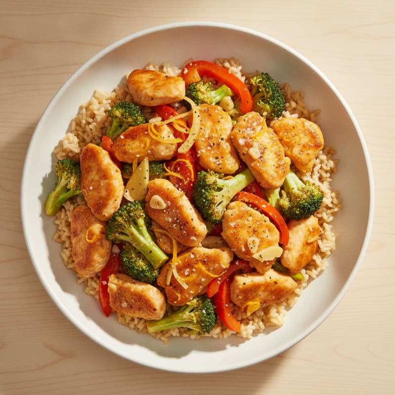 Orange Glazed Chicken Stir-Fry