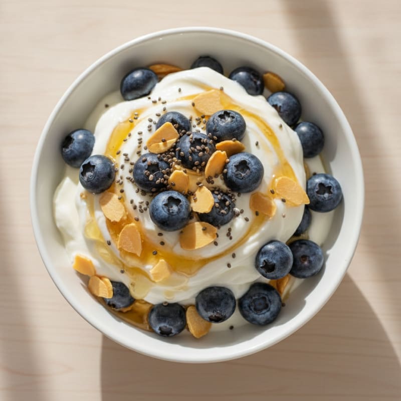 Blueberry Greek Yogurt Parfait