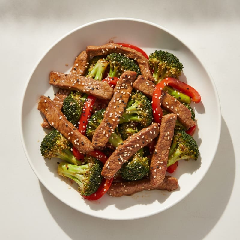 Sesame Beef and Broccoli Stir-Fry
