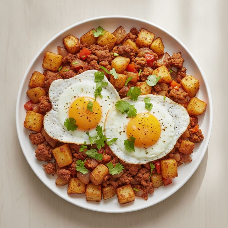 Spicy Chorizo and Potato Hash