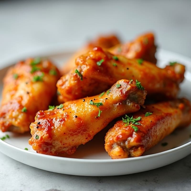 Crispy Baked Honey-Garlic Chicken Wings