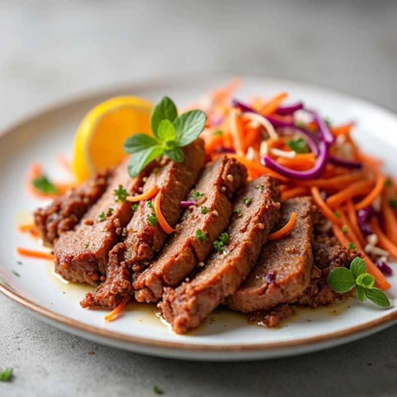 Citrus-Garlic Pulled Pork with Fresh Slaw
