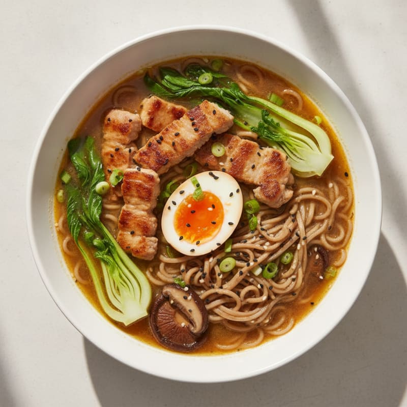 Savory Pork Ramen Bowl
