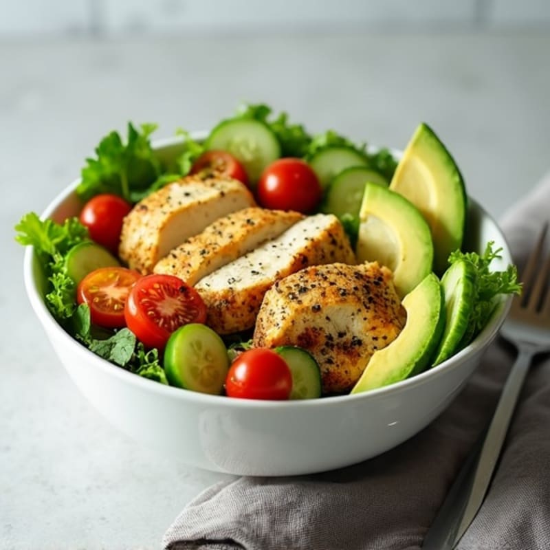 Crisp Avocado Salad Bowl