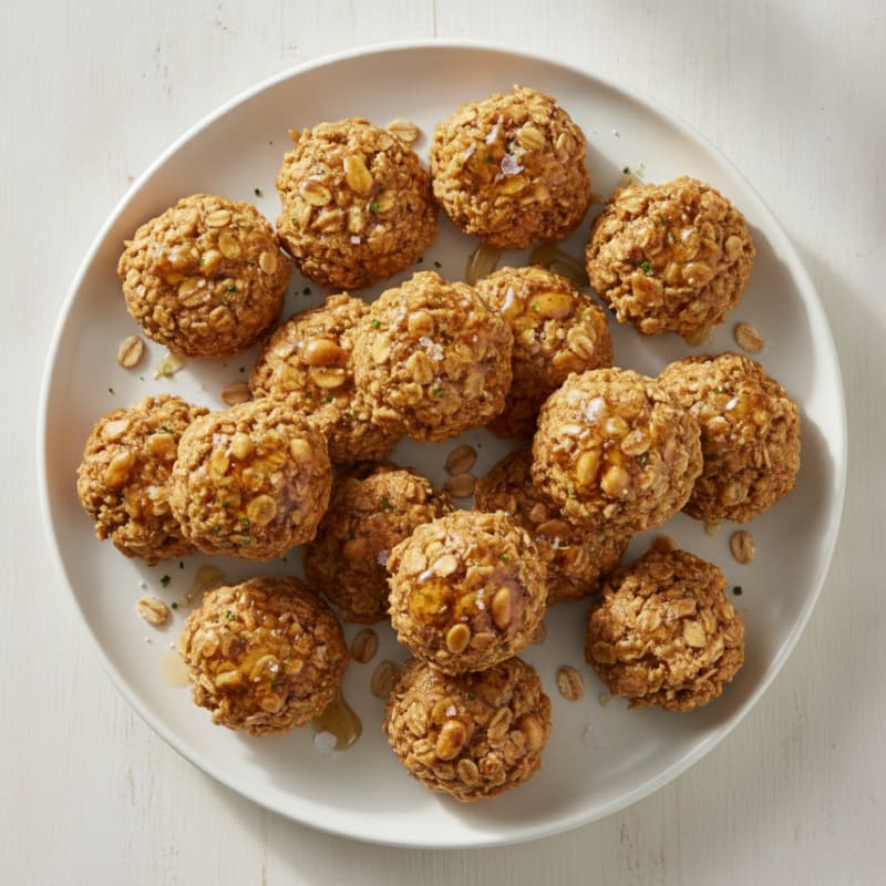 Chewy Honey-Peanut Butter Protein Bites