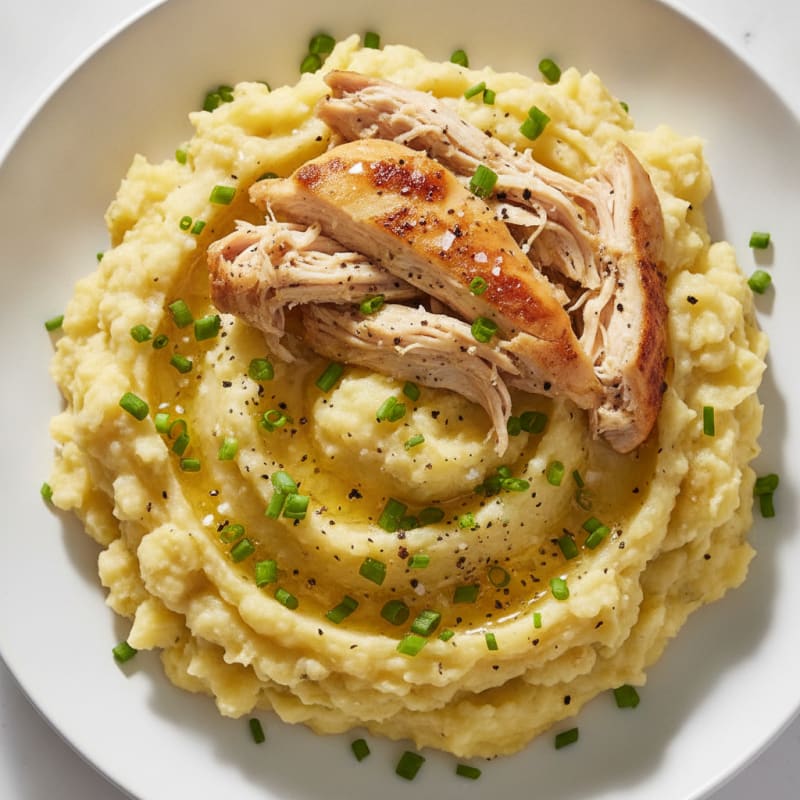 Buttery Garlic Mashed Potatoes