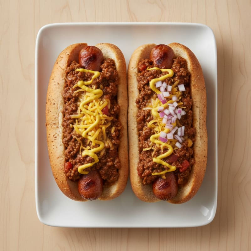 Classic Chili Cheese Hot Dogs