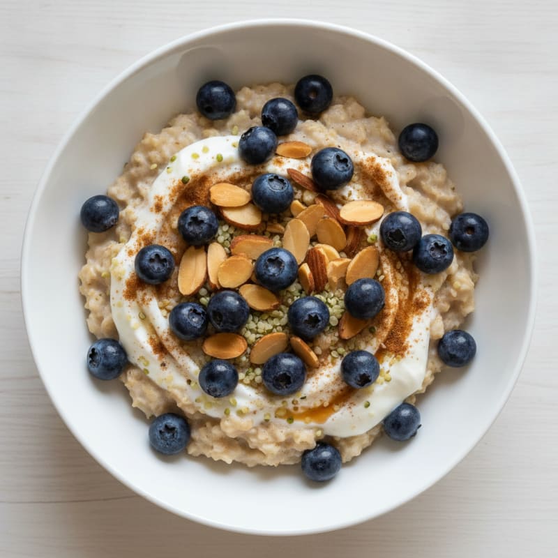 Blueberry Almond Oatmeal Bowl