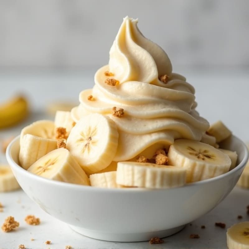 Silky Vanilla-Coconut Protein Nice Cream